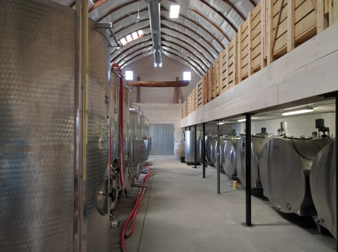 Hinterland Winery interior