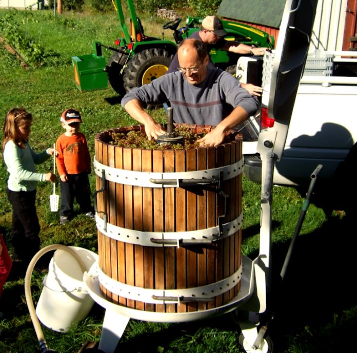 L'Acadie Vineyards winemaker Bruce Ewert