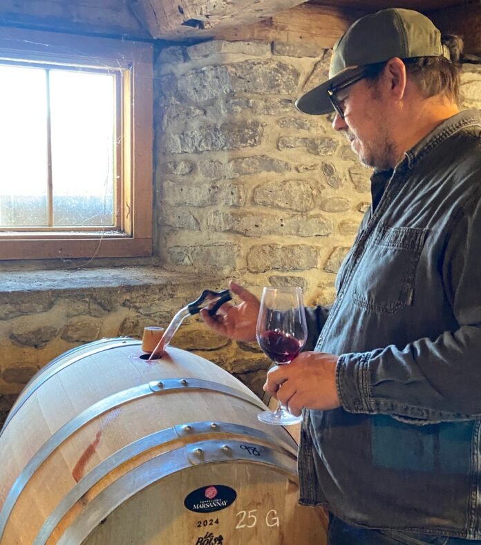 Grange of Prince Edward winemaker Jonas Newman