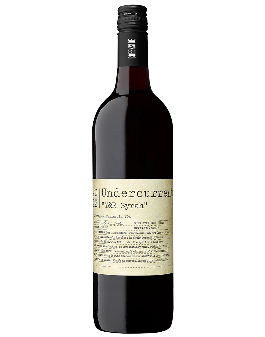 Creekside Undercurrent Y&R Syrah bottle shot